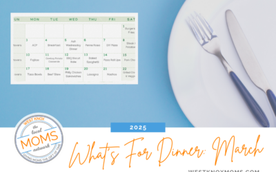 Whats For Dinner: March 2025